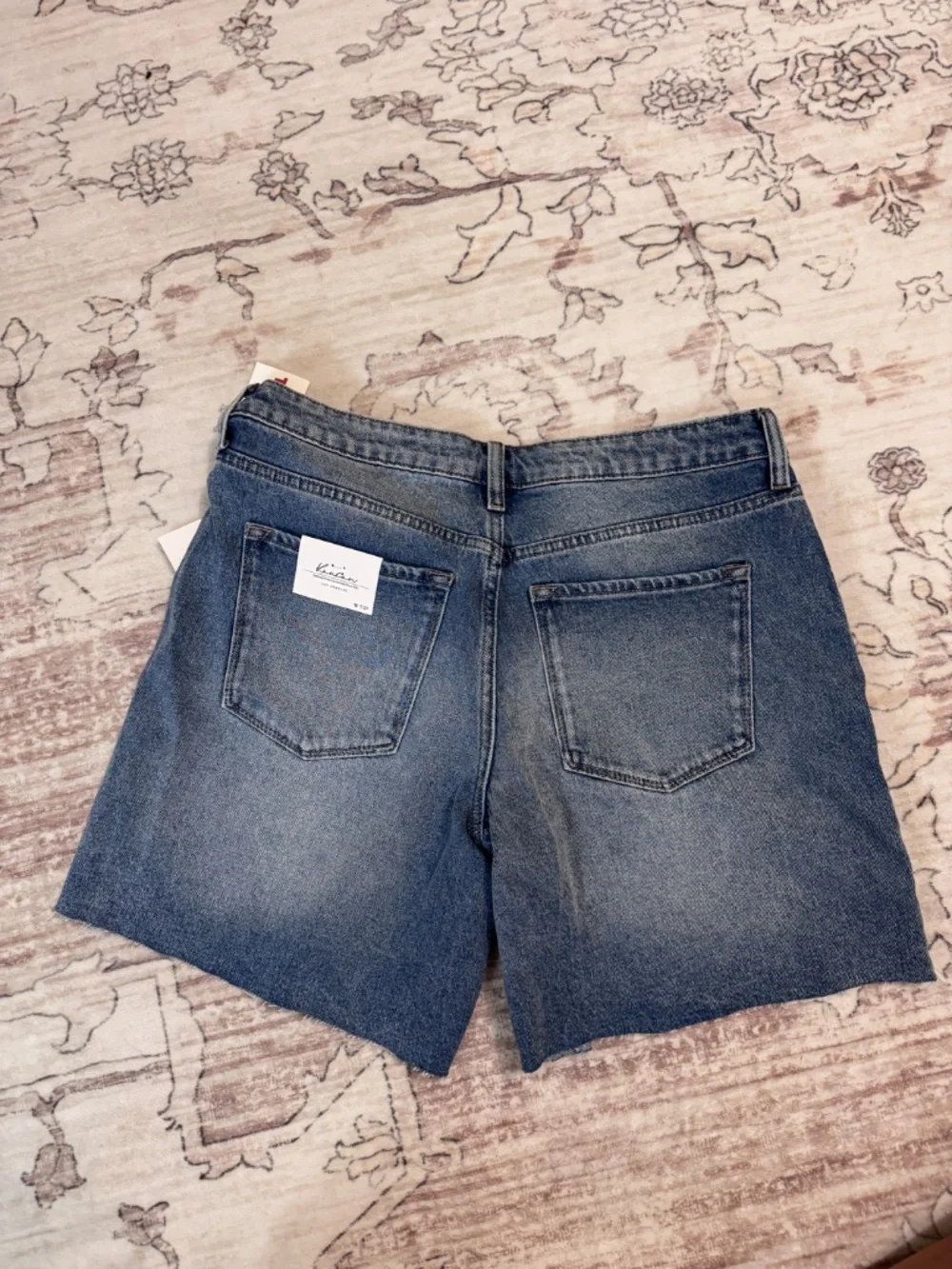 Kancan denim mid length shorts